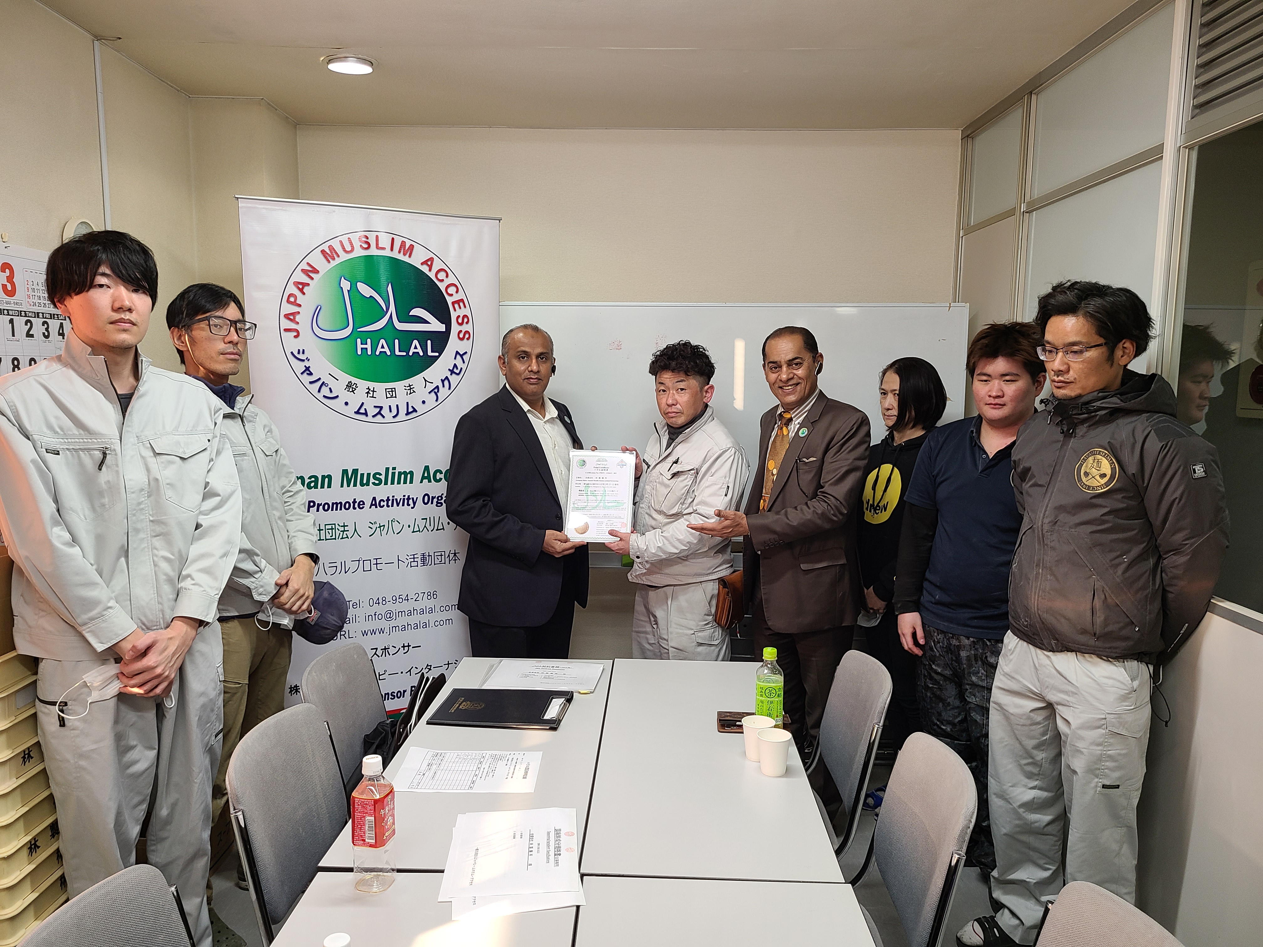 We have renewed the halal certificate for FY2023 at "Hayashi Noodle Factory, a joint stock company"!